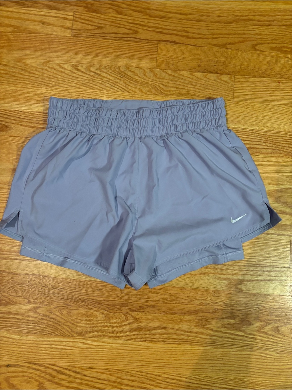 Nike Women's Lavender Athletic Running Shorts size medium
